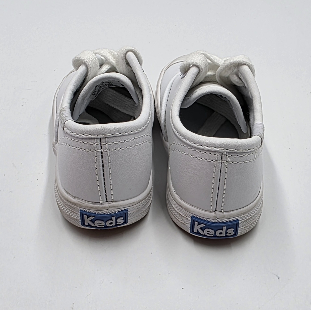Keds little kids Champion Toe Cap white sneakers size 6 - Picture 5 of 9